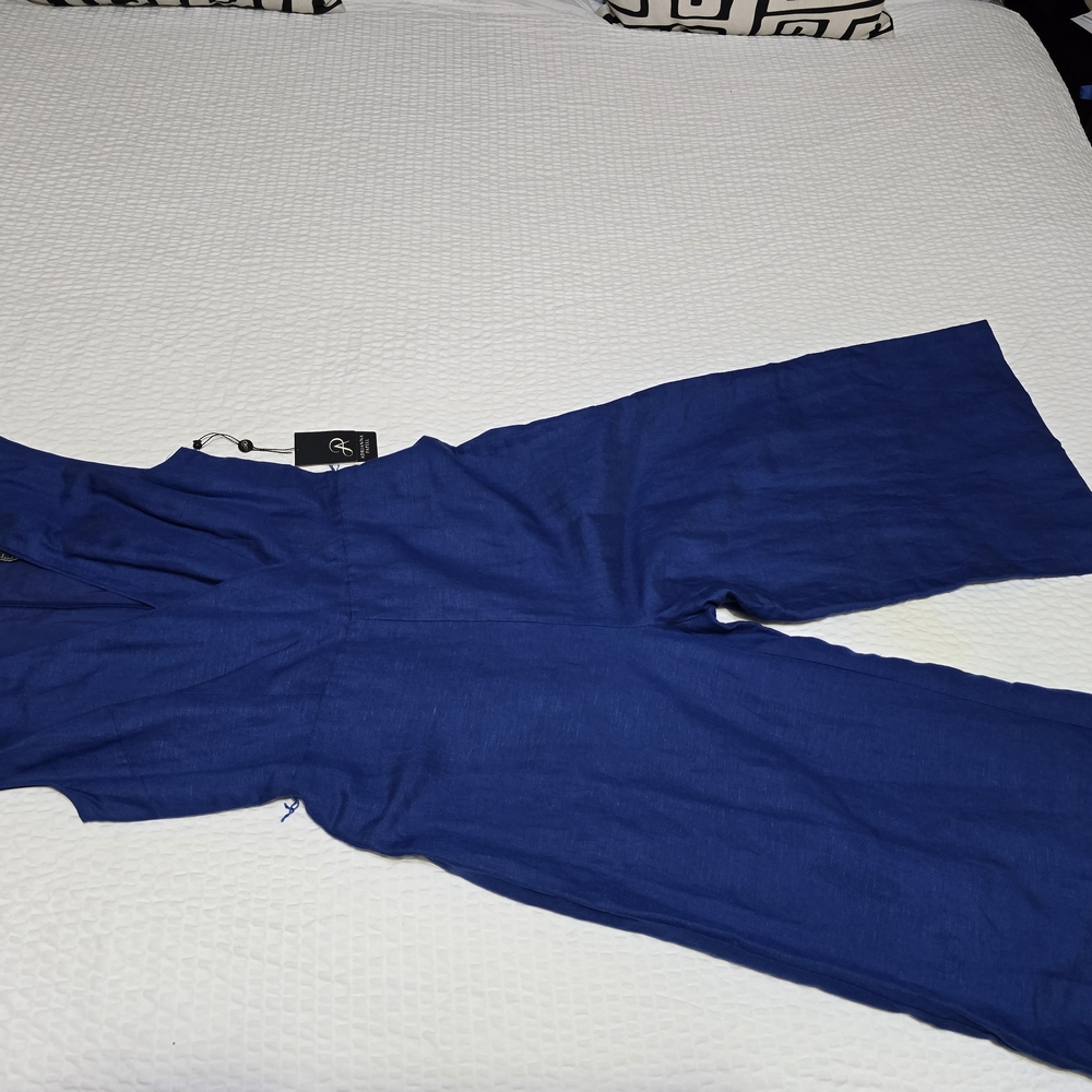 Adrianna Papell Blue Jumpsuit – Size 6 – New With Tags